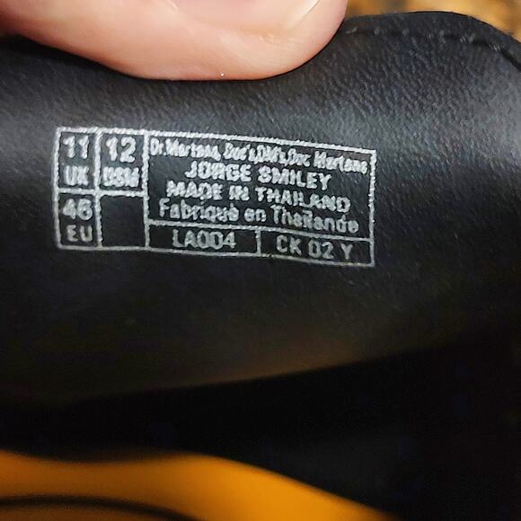 Dr. Martens Jorge Mules Smiley Face Black Mens Sandals Shoes US 12 main image 6